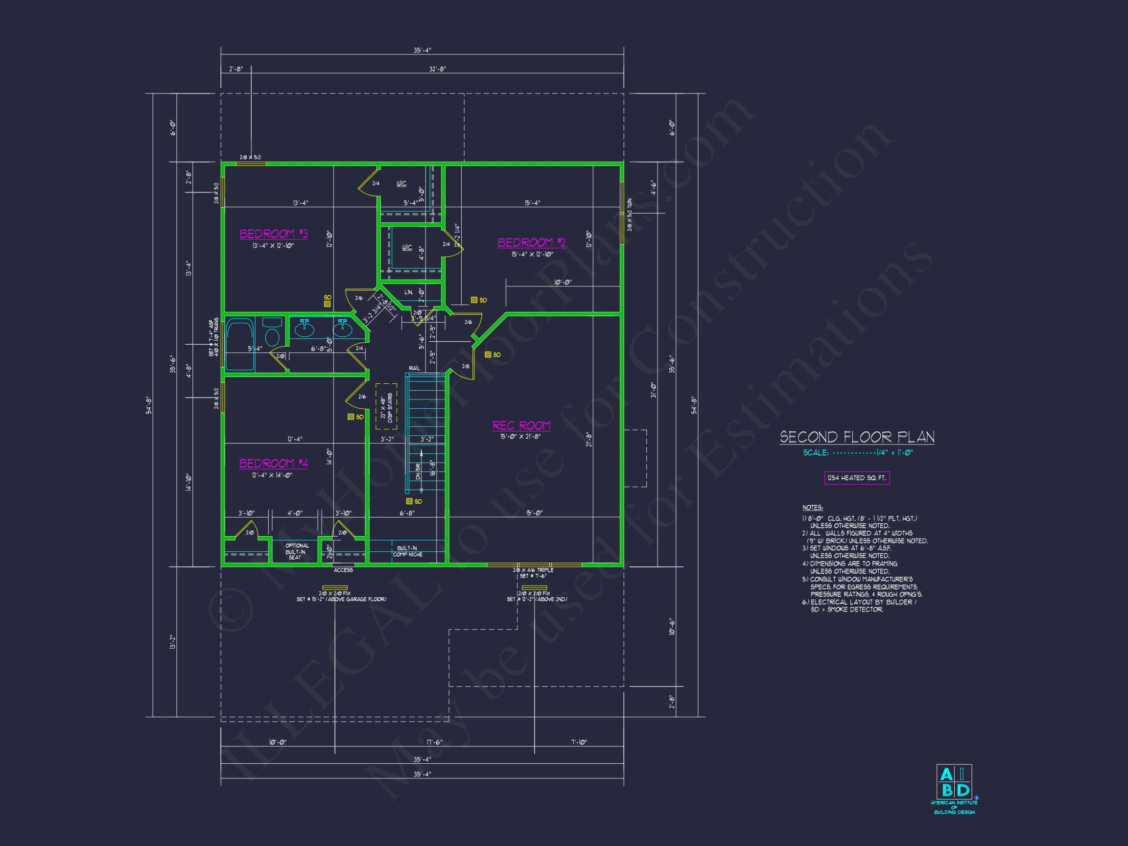 Modern Home Plan with CAD Designs,Floor Plans,and Blueprint