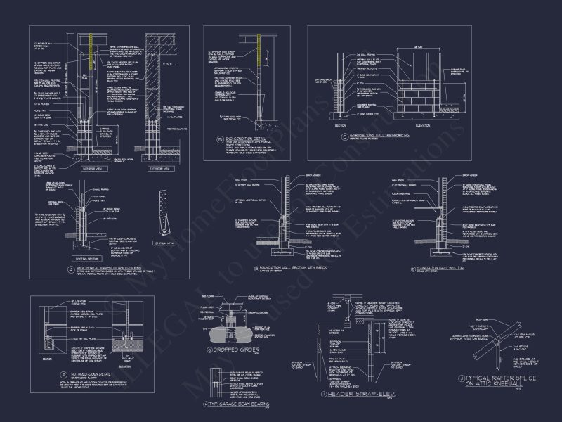 Modern house Plan with Detailed Blueprint & Architectural Designs