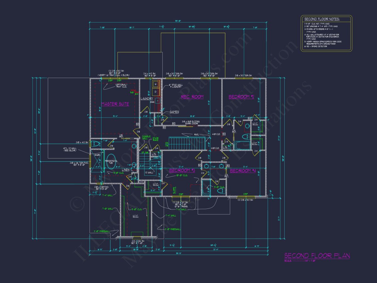 Modern house Plan with Detailed Blueprint and Architectural Designs