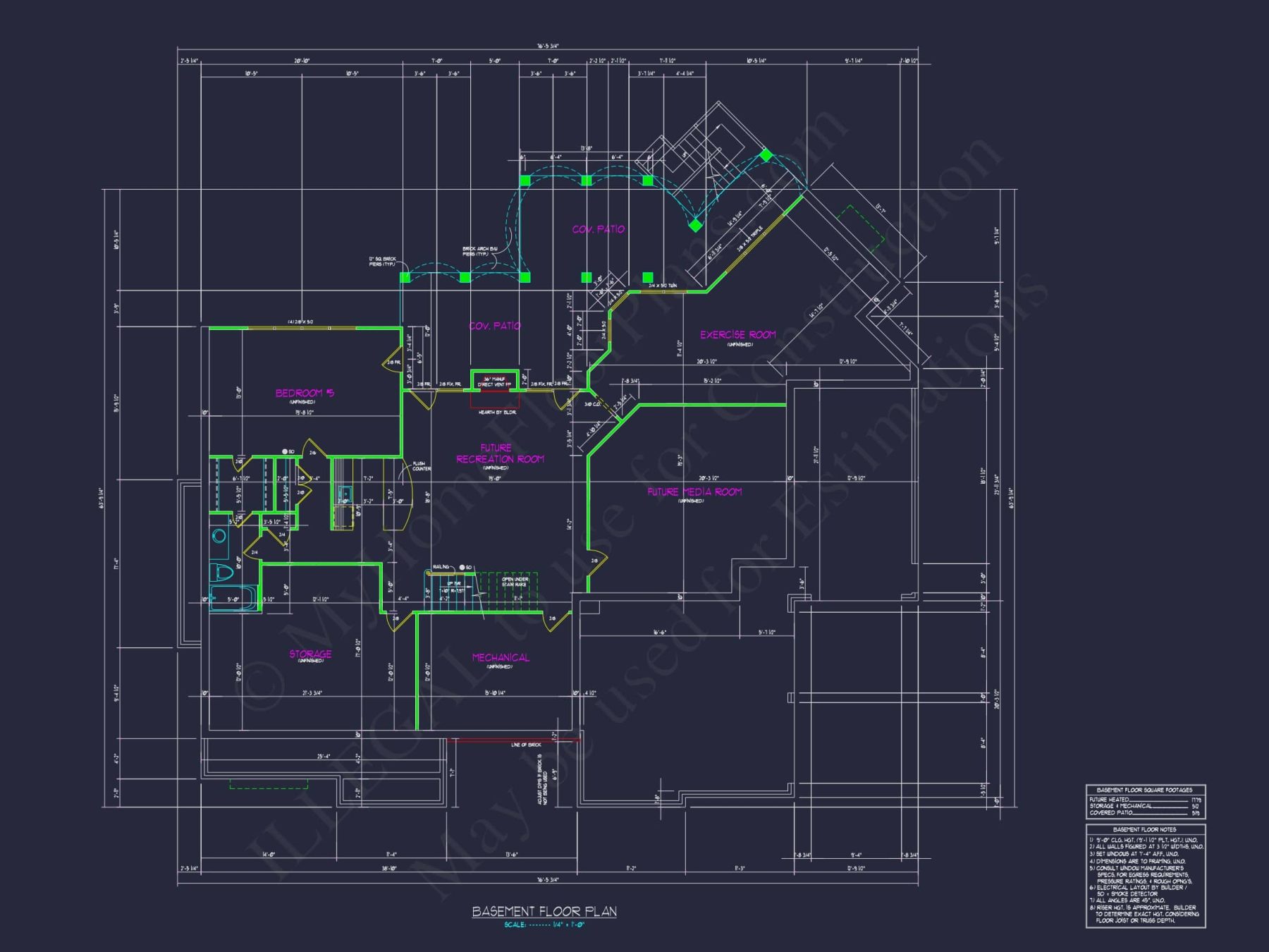 Modern house Plan with Detailed CAD Architecture Designs