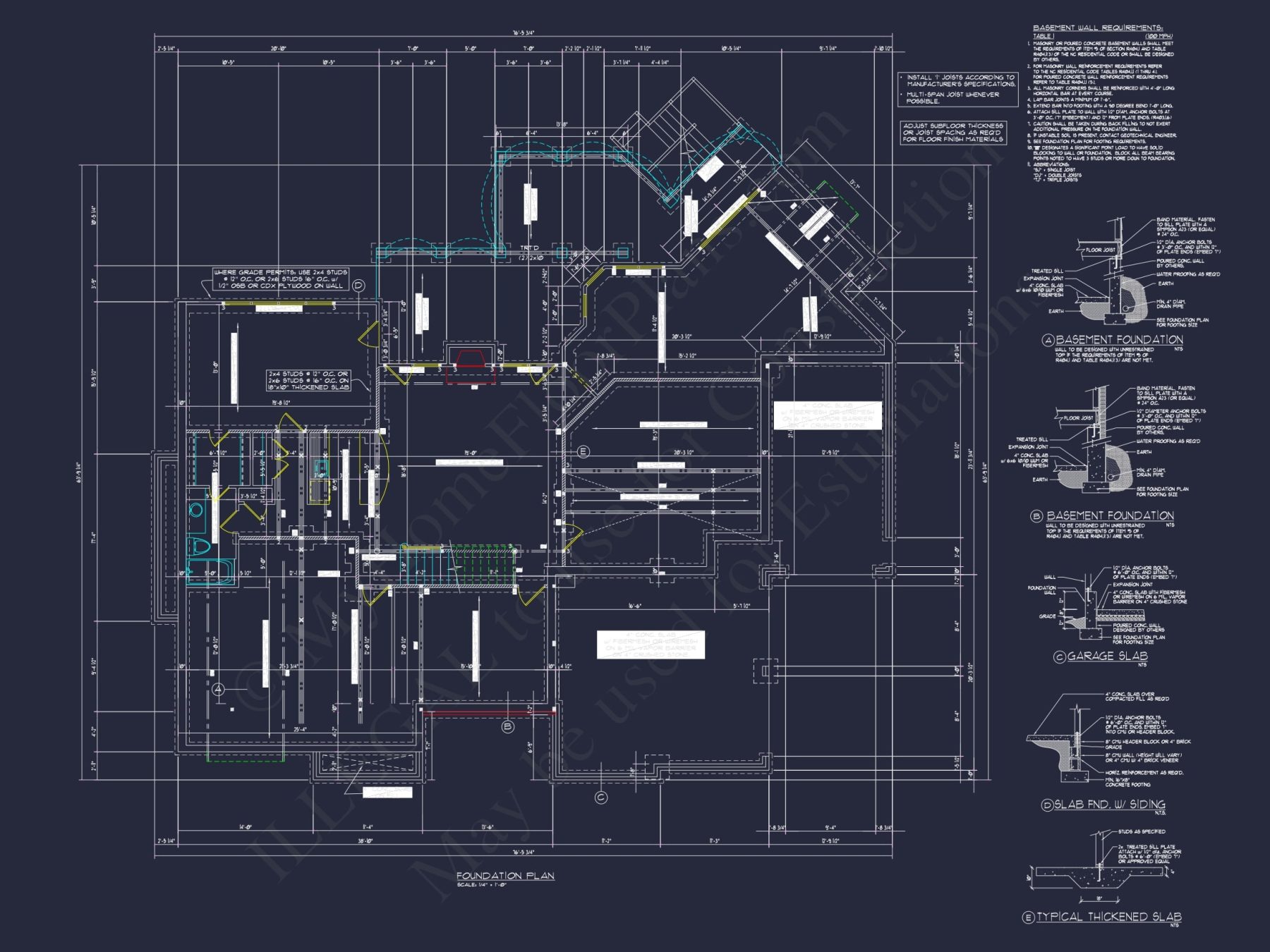 Modern house Plan with Detailed CAD Architecture Designs
