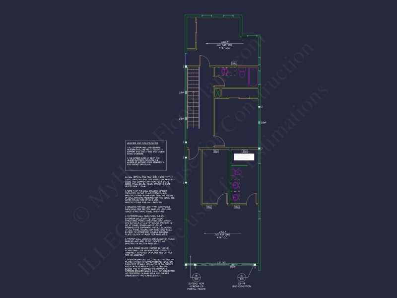 Modern house Plan with Detailed CAD Design and Open Floor Plan