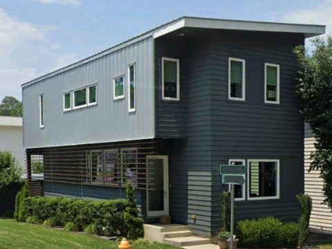 Modern house Plan with Detailed CAD Design and Open Floor Plan