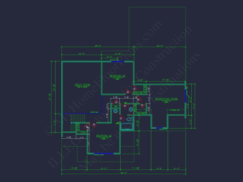 Modern house Plan with Detailed CAD Designs & Floor Blueprints