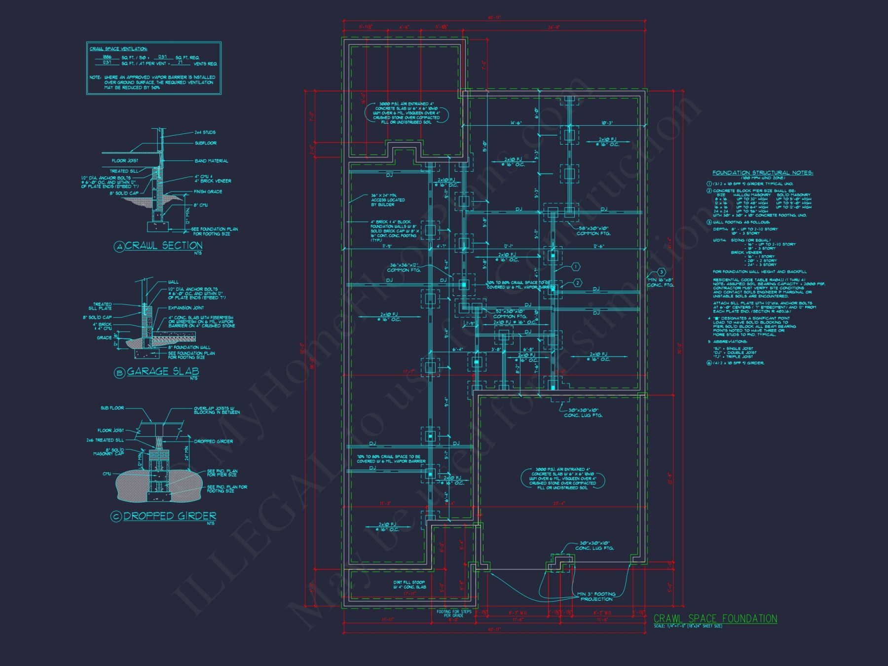 Modern house Plan with Floor Plan, CAD Blueprint & Designs