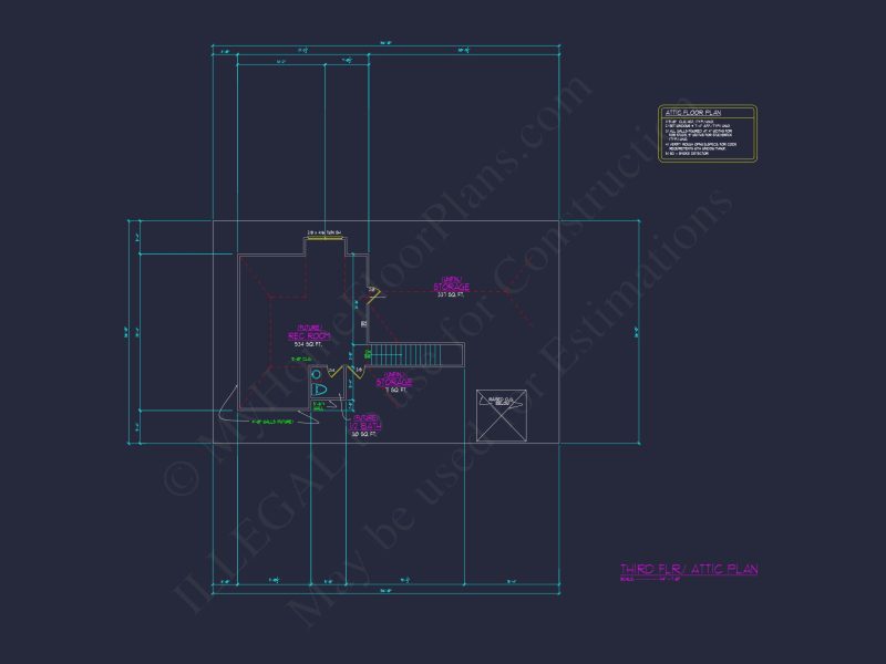 Modern house Plan with Spacious Floor Design and CAD Blueprint