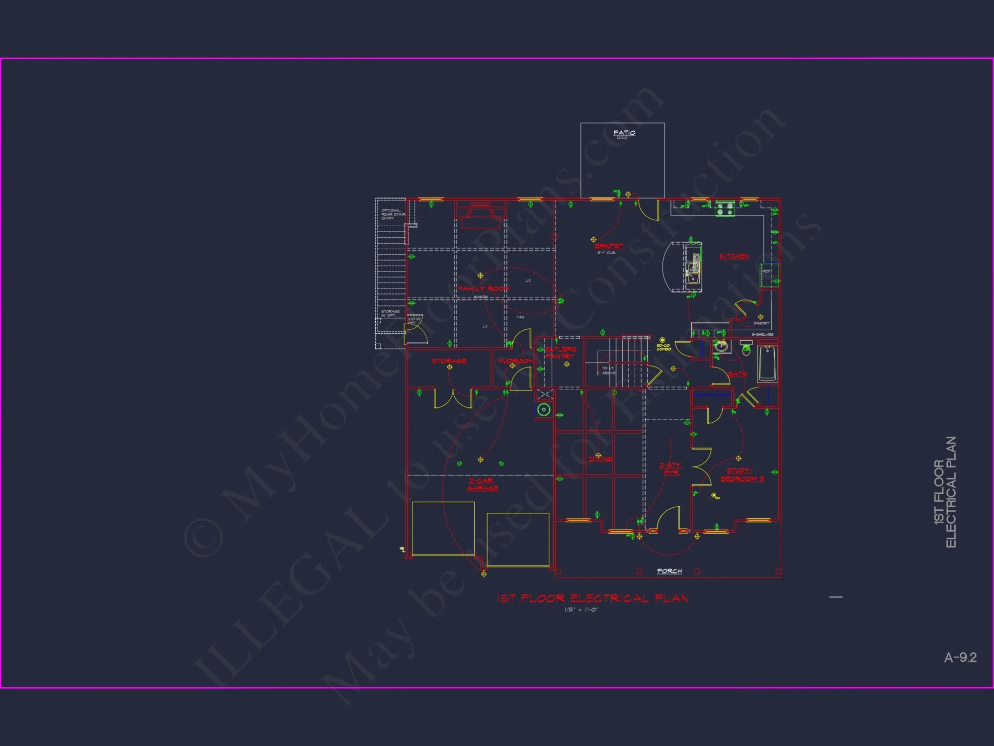 Modern house Plan with Spacious Floor Plans & CAD Designs