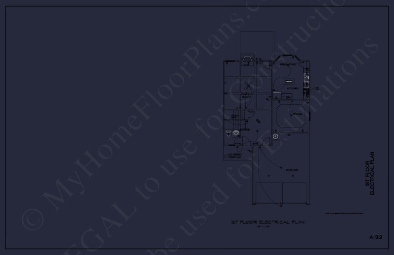 Modern house Plan with Spacious Floor Plans & CAD Designs