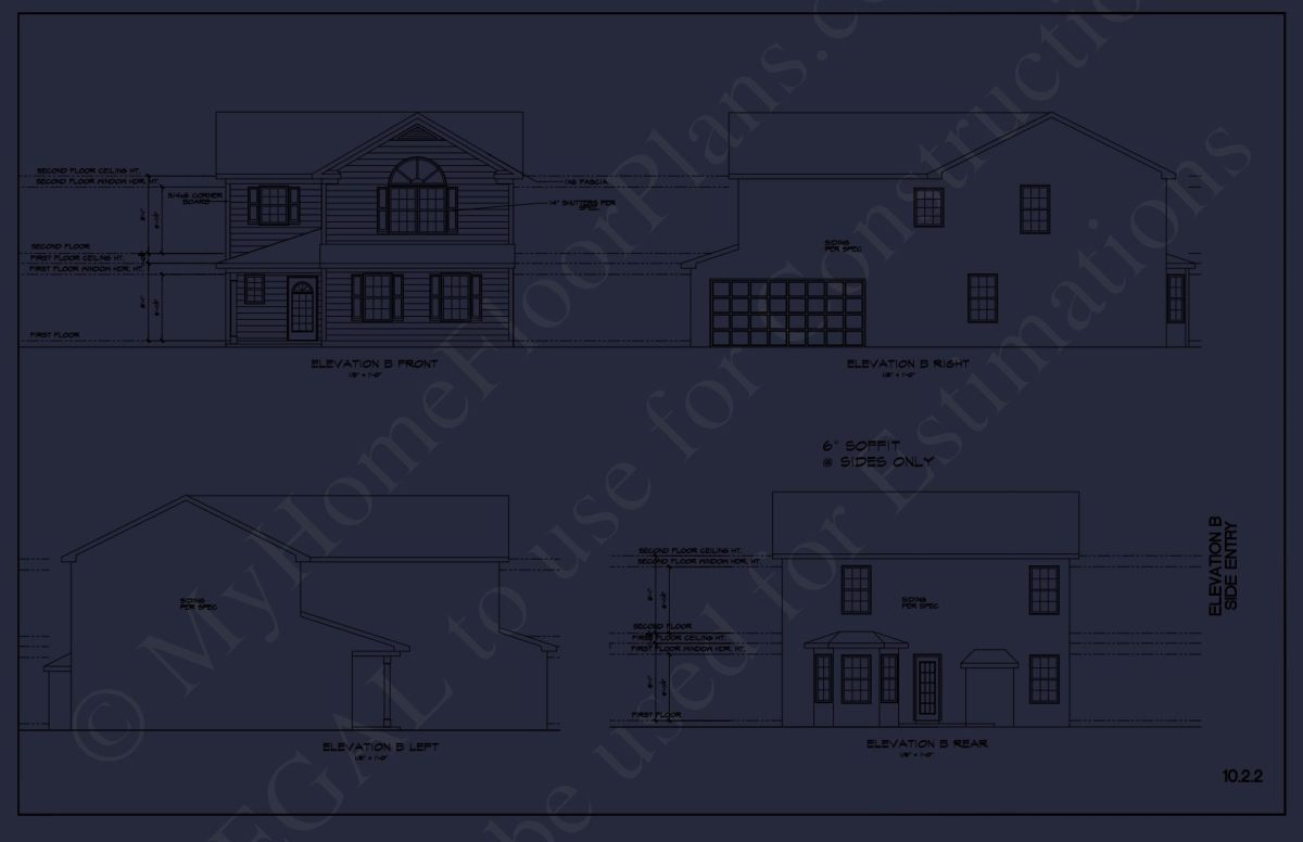 Modern house Plan with Spacious Floor Plans & CAD Designs