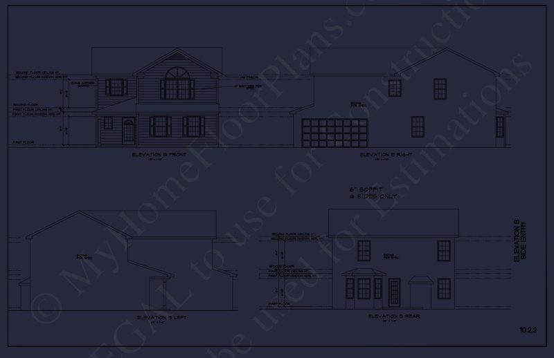 Modern house Plan with Spacious Floor Plans & CAD Designs