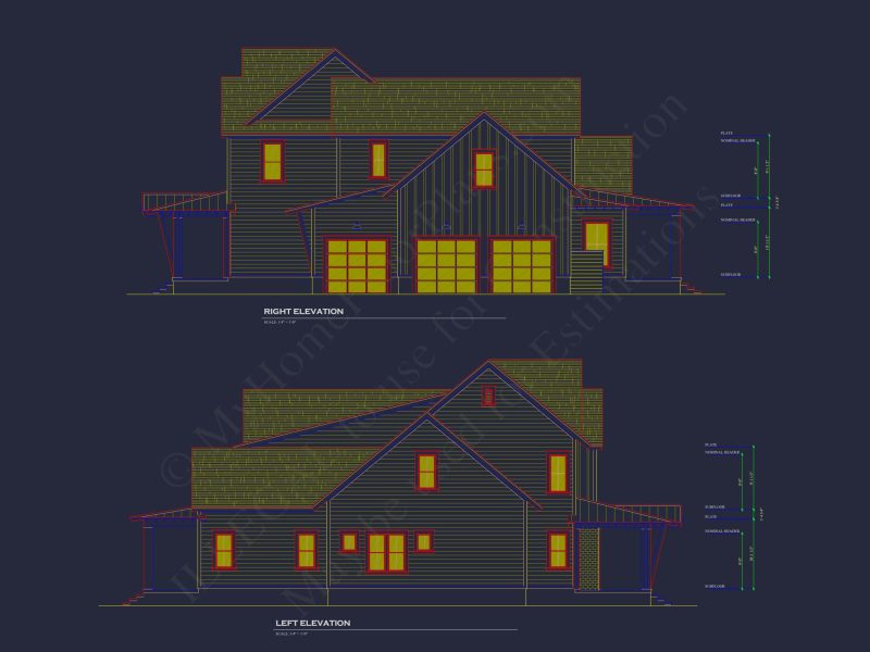Modern house Plan with Spacious Floor Plans and Architectural Designs
