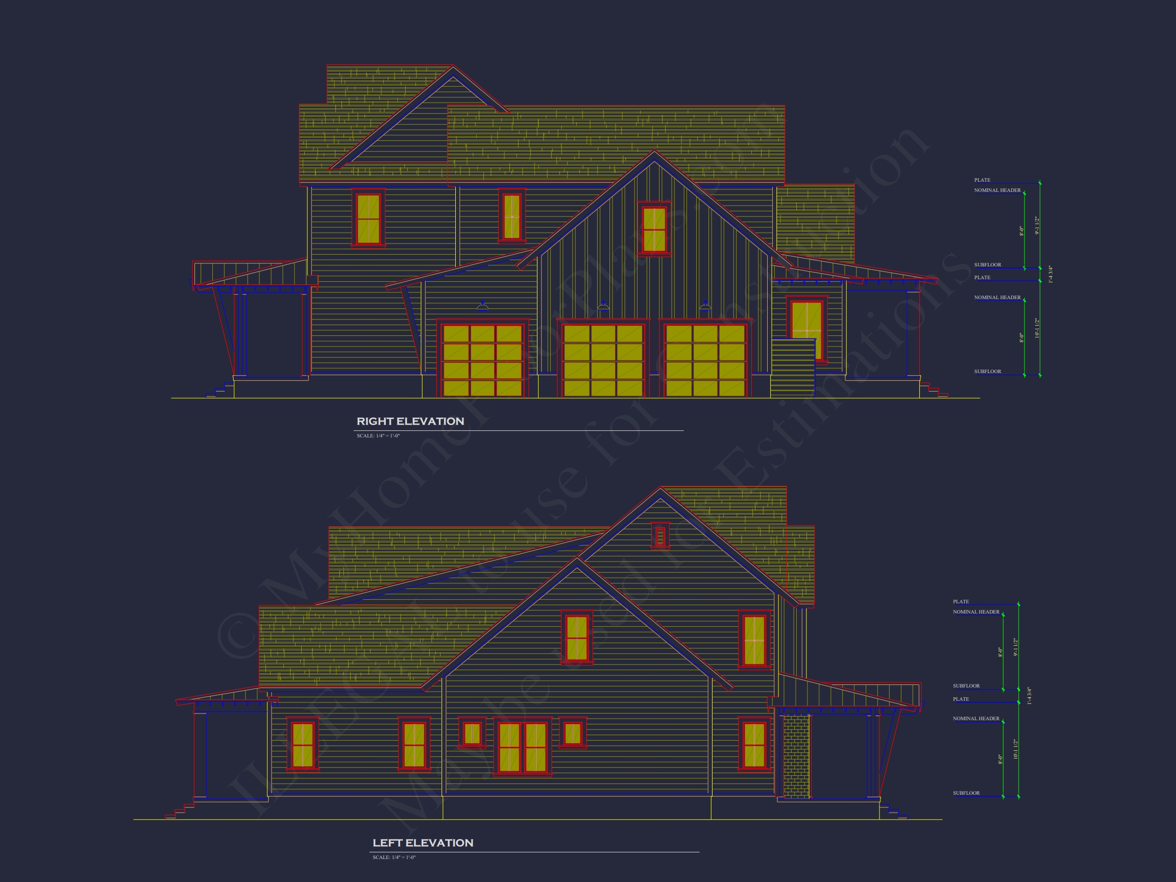 Modern Home Plan with Spacious Floor Plans and Architectural Designs