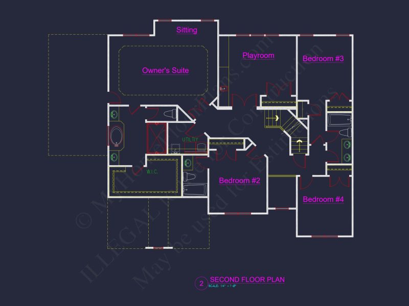 Modern house Plan – Detailed Floor Plans & CAD Designs