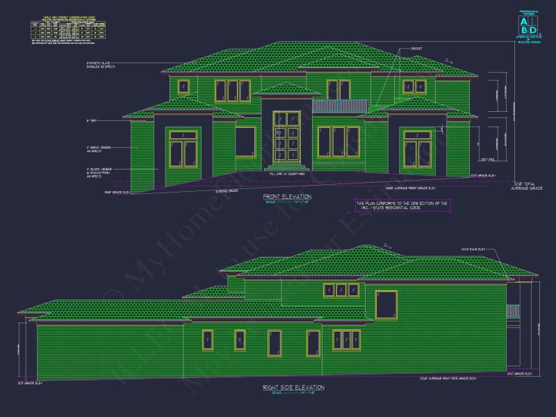 Modern Luxury house Design with Detailed Floor Plans & CAD Blueprints