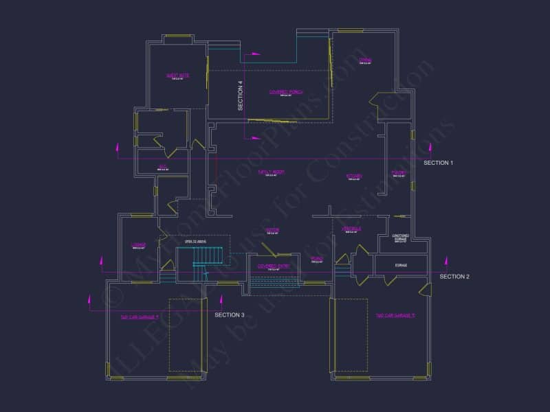 Modern Luxury house Plan with Contemporary Floor Designs