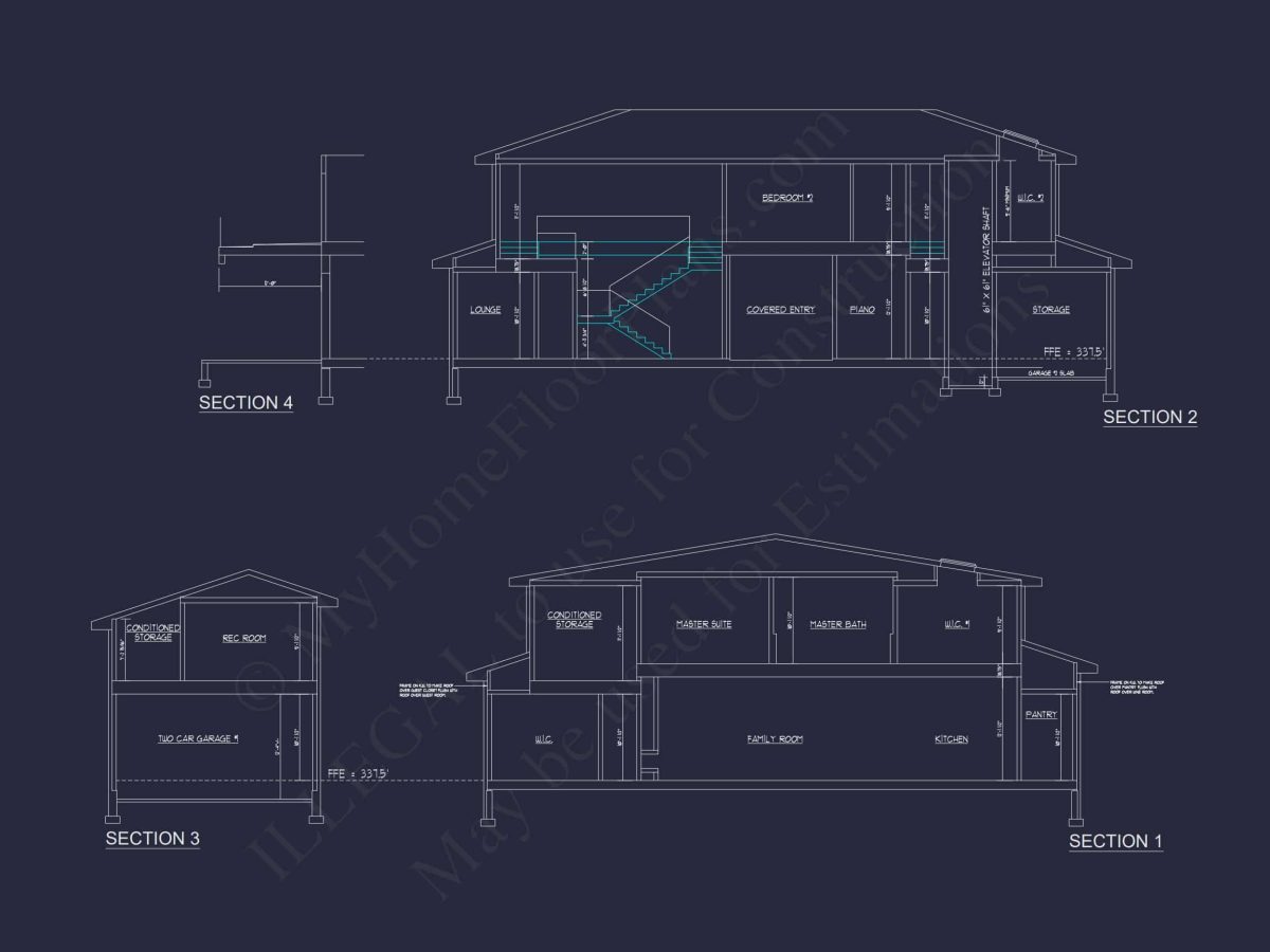 Modern Luxury house Plan with Contemporary Floor Designs