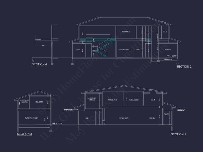 Modern Luxury house Plan with Contemporary Floor Designs