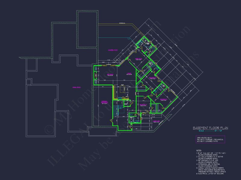 Modern Luxury house Plan with Detailed Floor Blueprint Designs
