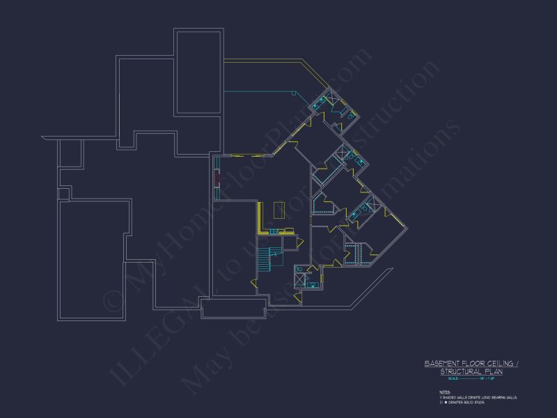 Modern Luxury house Plan with Detailed Floor Blueprint Designs