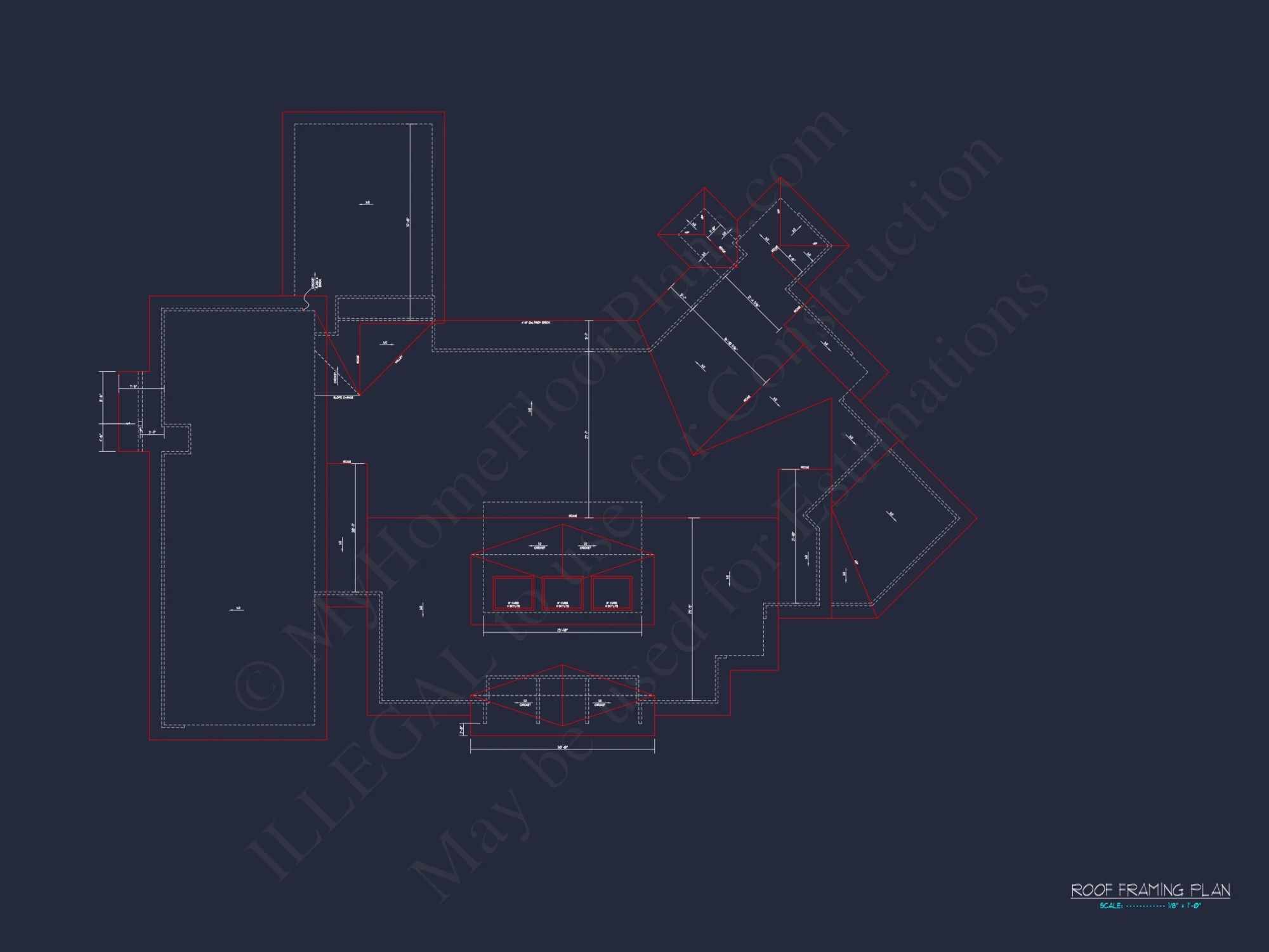 Modern Luxury house Plan with Detailed Floor Blueprint Designs