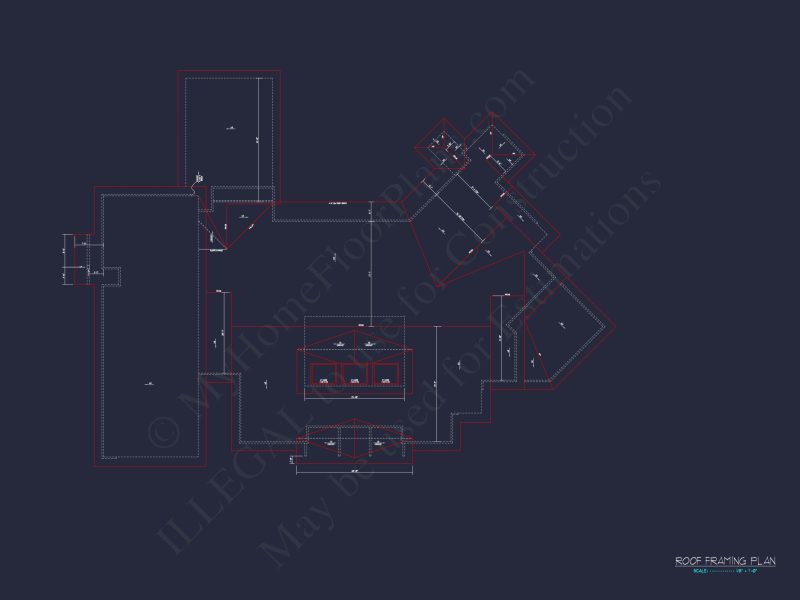 Modern Luxury house Plan with Detailed Floor Blueprint Designs