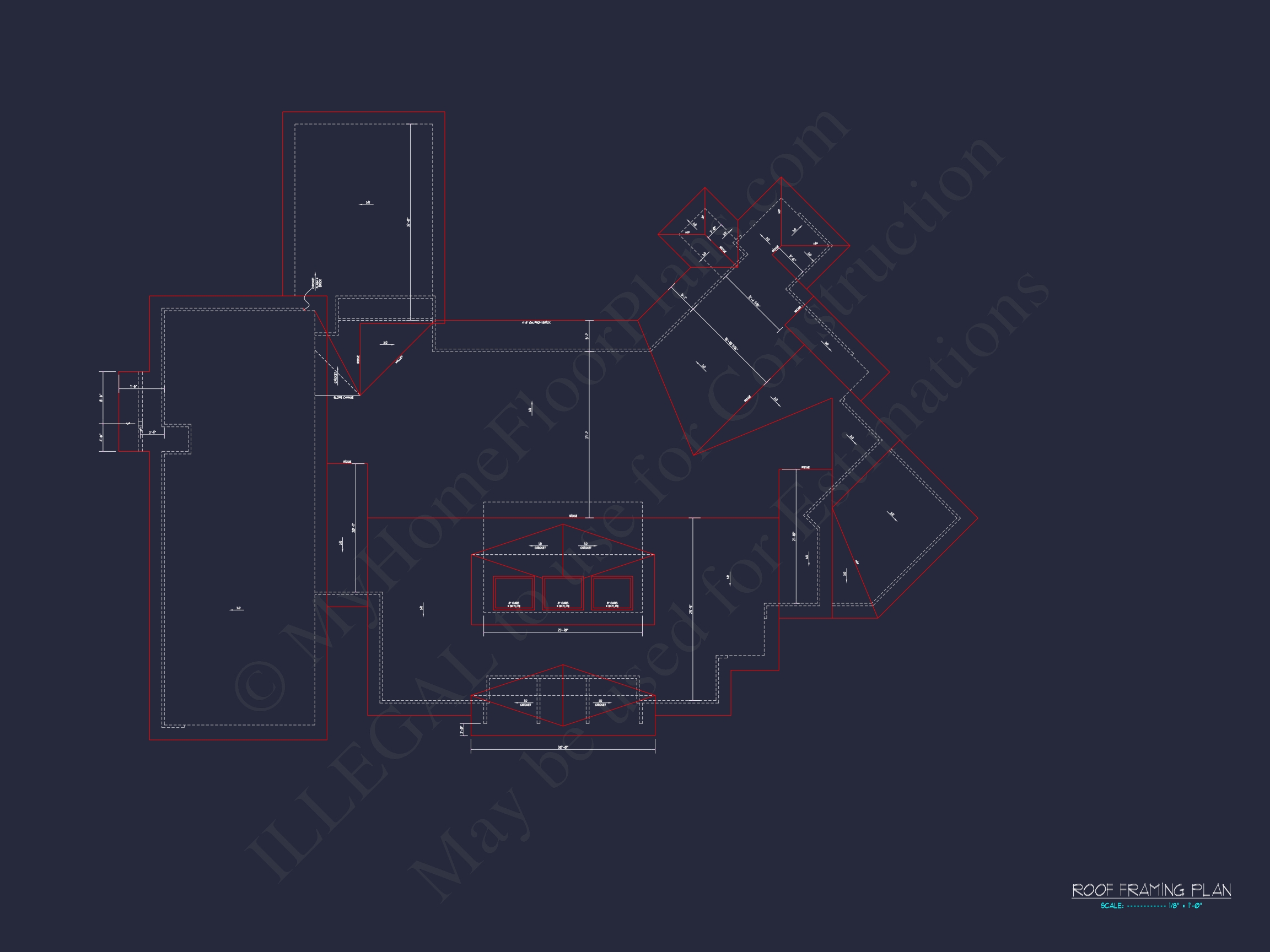 Modern Luxury Home Plan with Detailed Floor Blueprint Designs