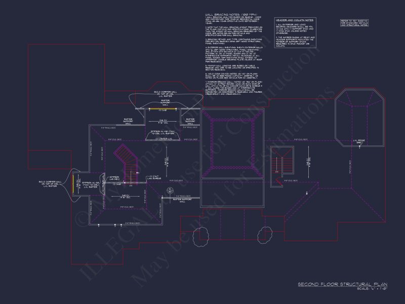 Modern Pool House Floor Plan with CAD Blueprint Designs