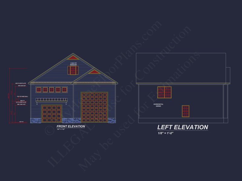Modern RV Garage house Plan with CAD Designs and Floor Plans