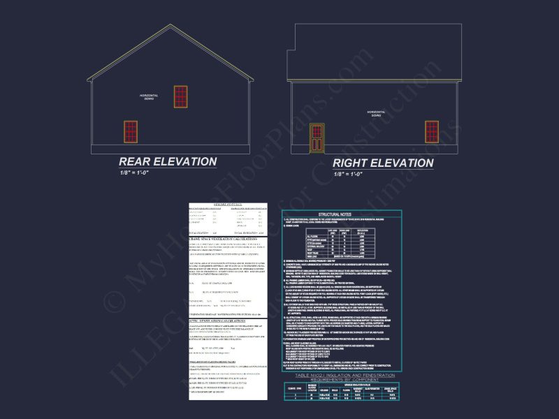 Modern RV Garage house Plan with CAD Designs and Floor Plans