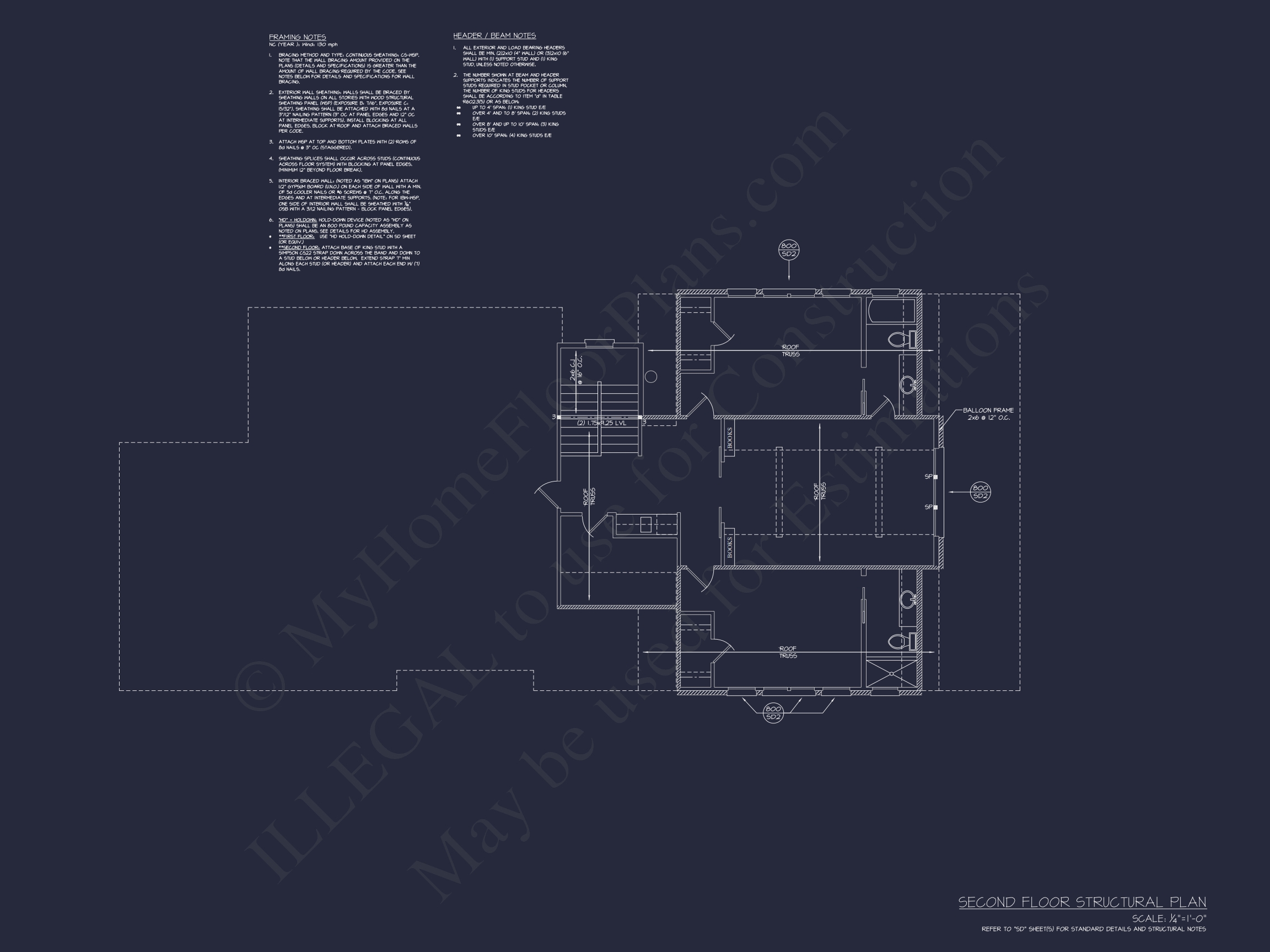 Modern Southern Home Plan with Detailed CAD Architecture