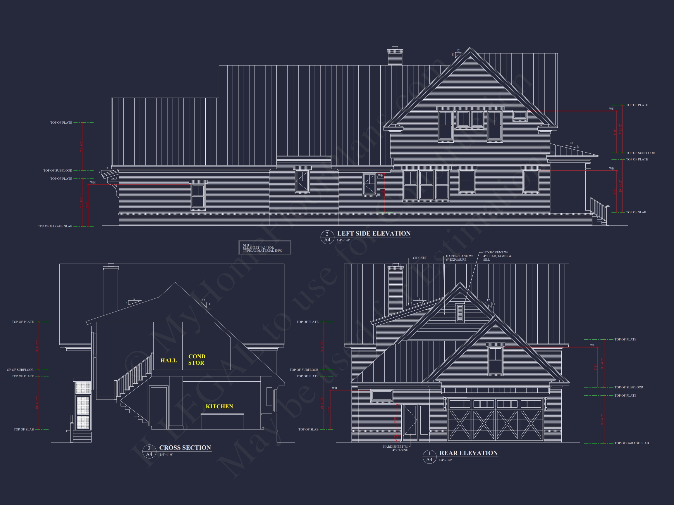 Modern Southern Home Plan with Detailed CAD Architecture