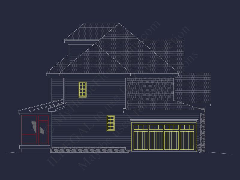 3-Story Blueprint & CAD Plans