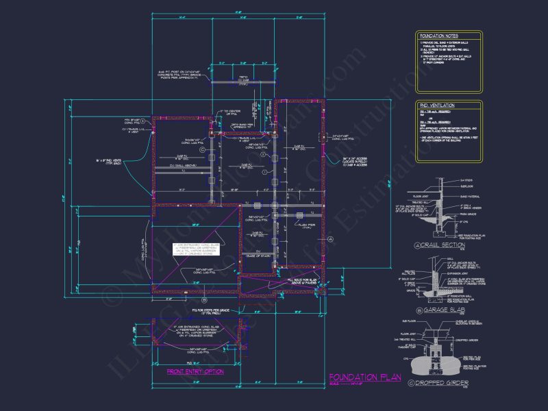3-Story Blueprint & CAD Plans
