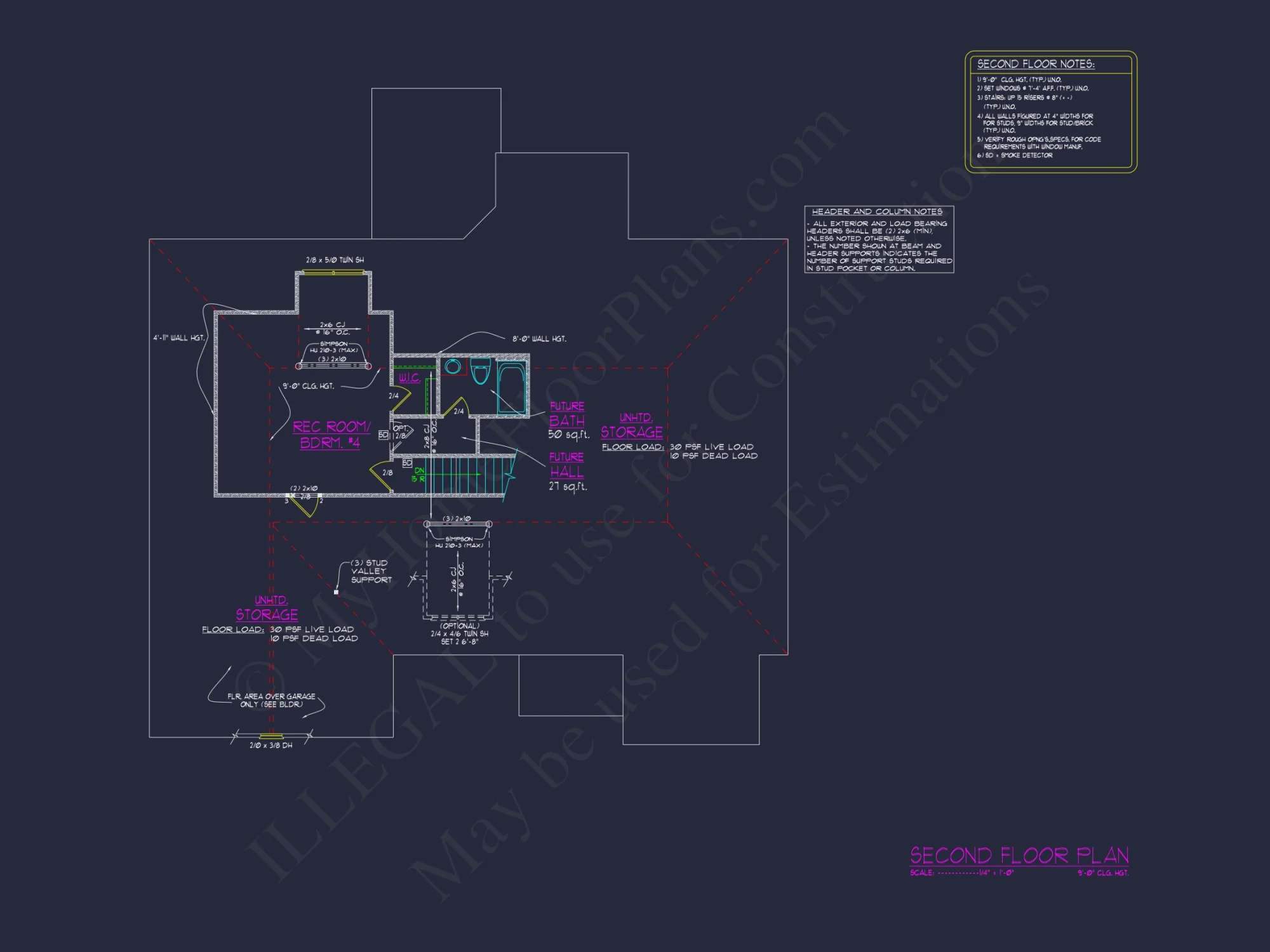 Modern Suburban house Floor Plan & Blueprint with CAD Designs