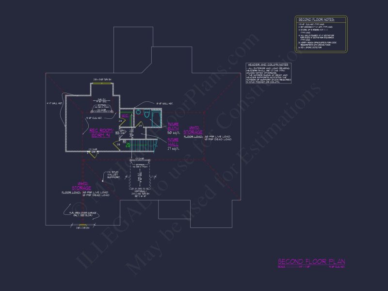 Modern Suburban house Floor Plan & Blueprint with CAD Designs