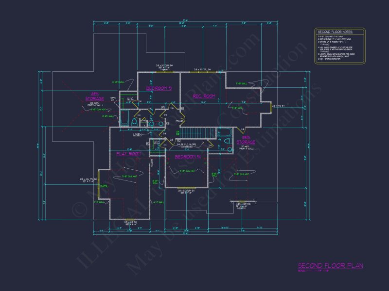 Modern Suburban house Floor Plan - CAD Blueprint Designs