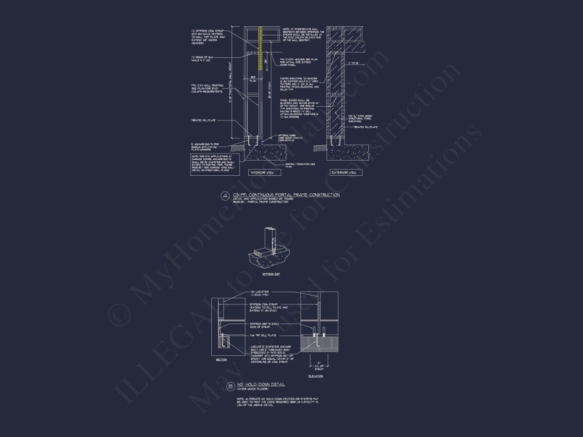 Modern Suburban house Plan - CAD Blueprint for a 2-Story Design