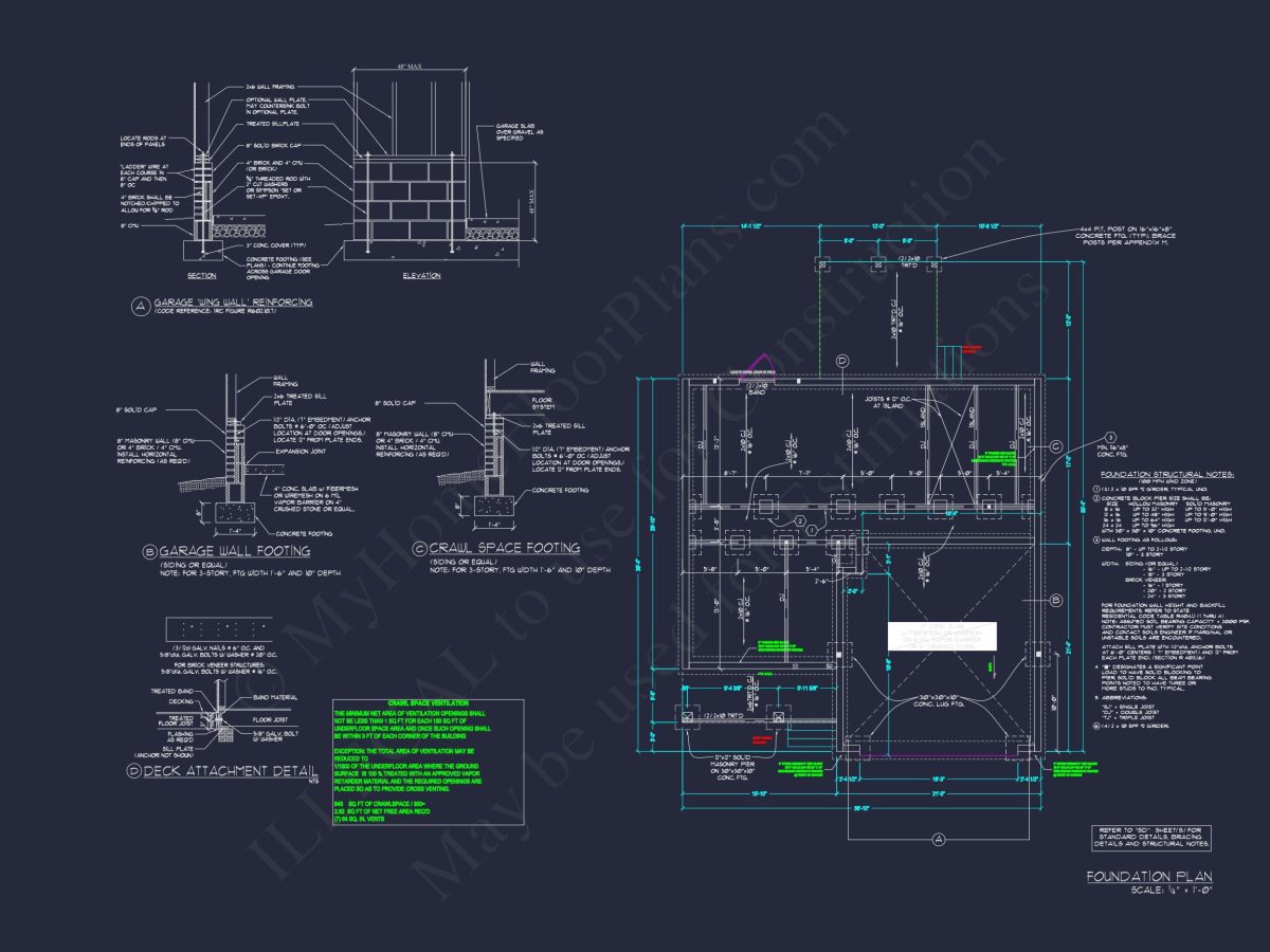 Modern Suburban house Plan - CAD Blueprint for a 2-Story Design