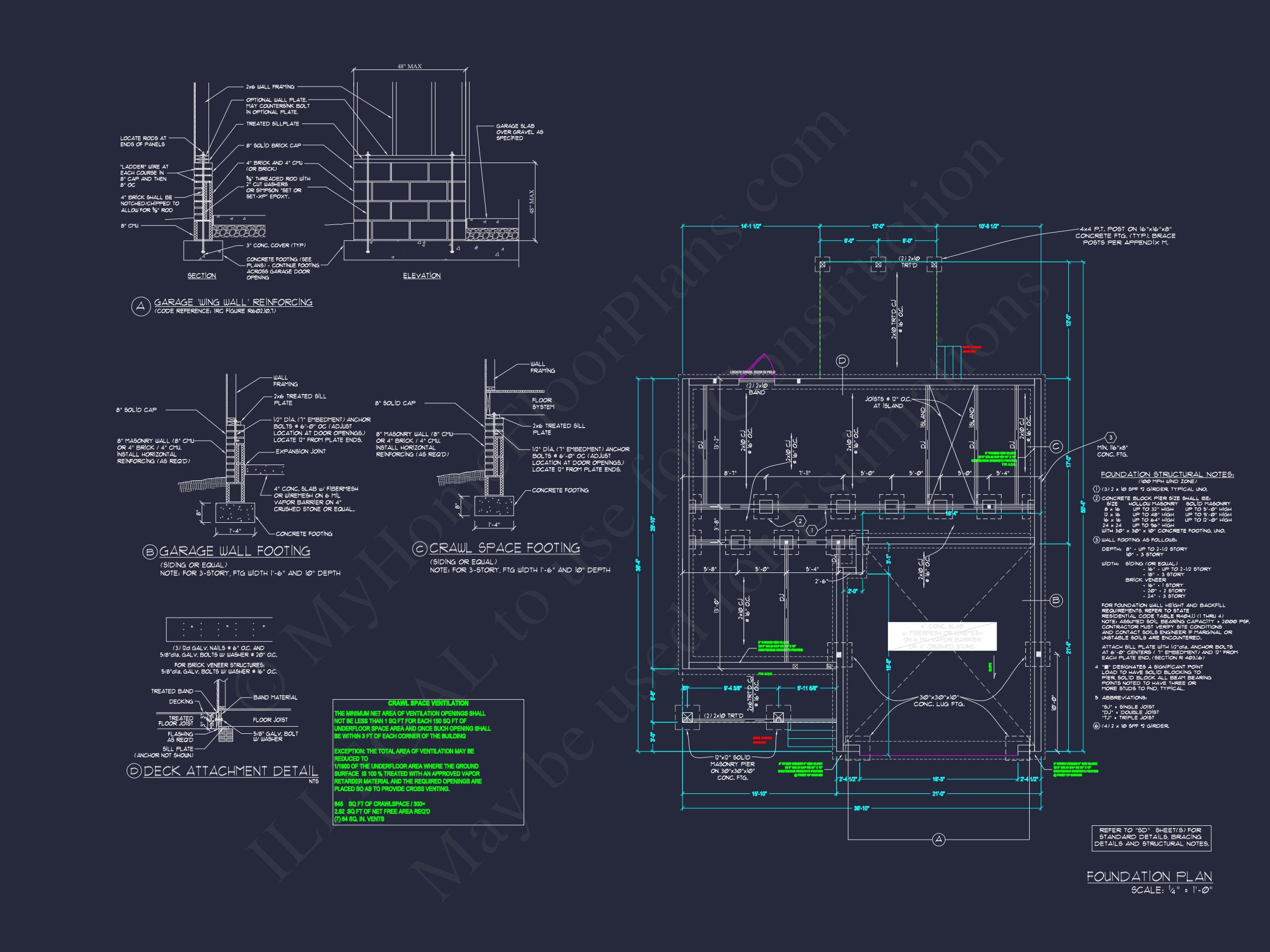 Modern Suburban house Plan - CAD Blueprint for a 2-Story Design