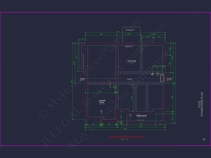 Modern Suburban house Plan: Spacious Floor Plan & CAD Designs
