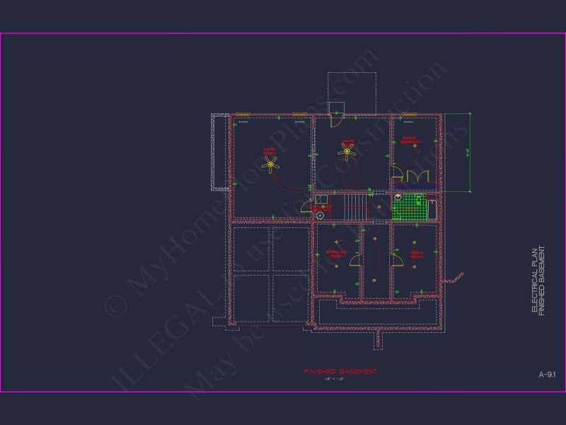 Modern Suburban house Plan: Spacious Floor Plan & CAD Designs