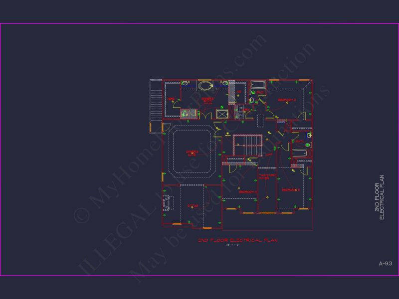 Modern Suburban house Plan: Spacious Floor Plan & CAD Designs