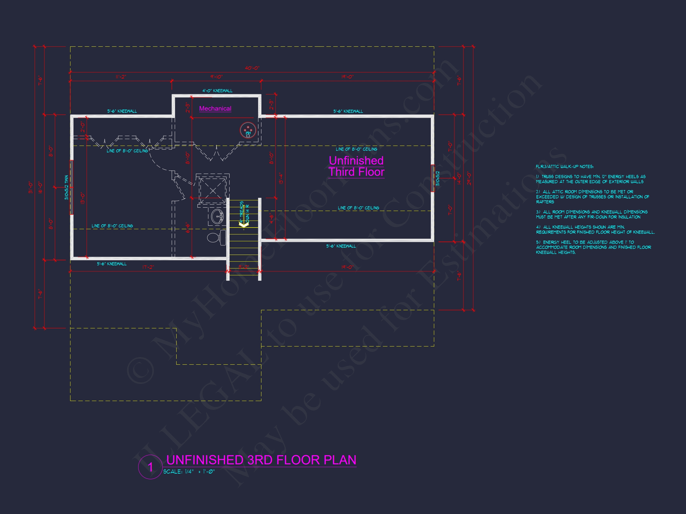 Modern Suburban Home Plan with 2.5 Floors and Garage