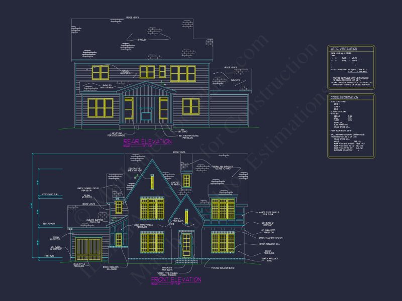 Modern Suburban house Plan with 3 Floors and Spacious Layout