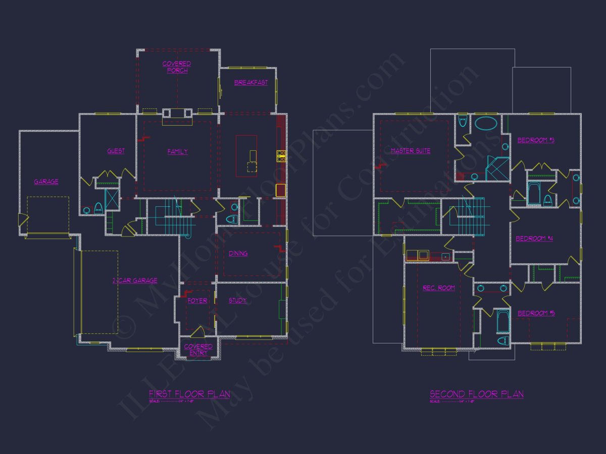 Modern Suburban house Plan with 3 Floors and Spacious Layout