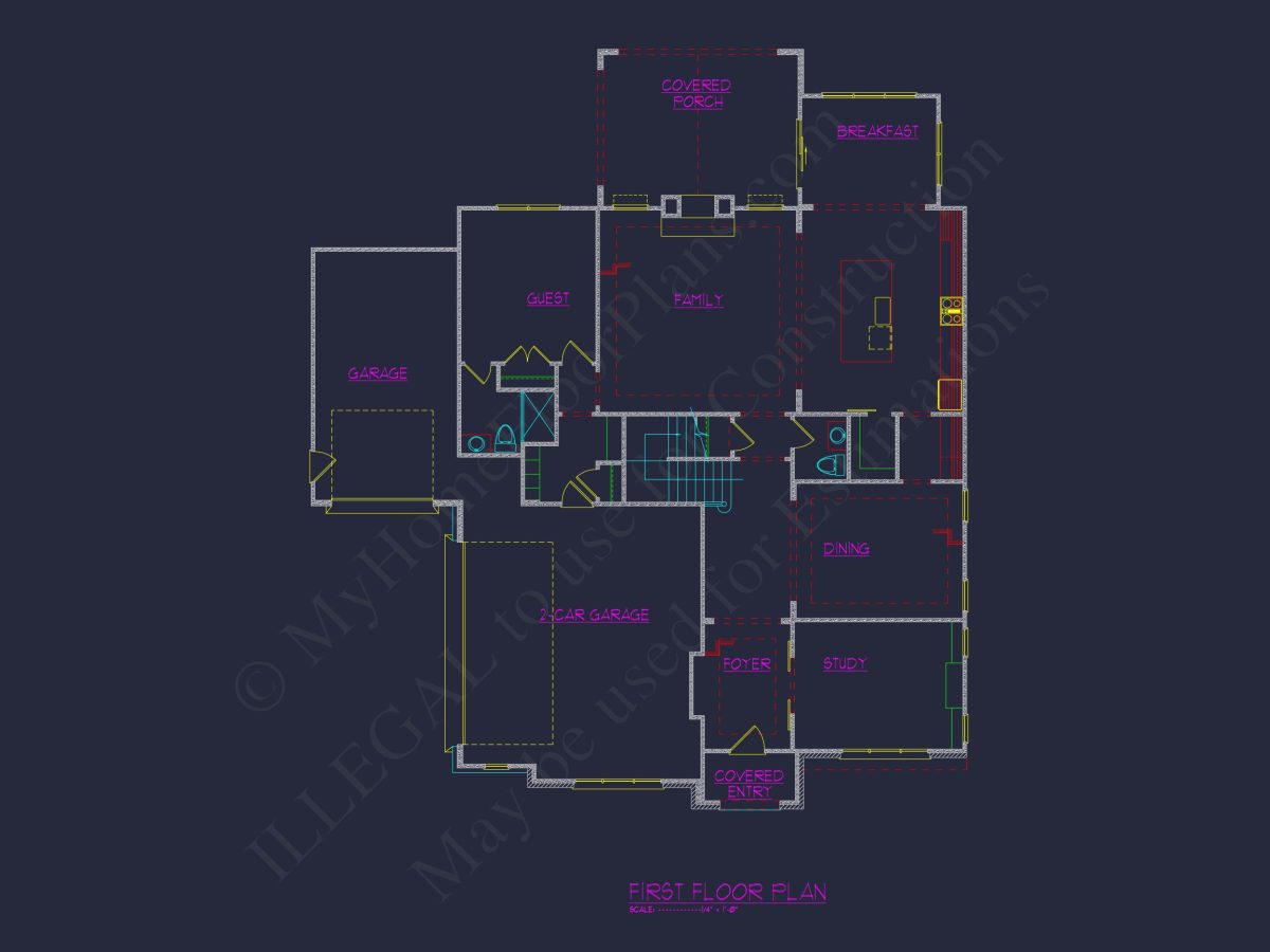 Modern Suburban house Plan with 3 Floors and Spacious Layout
