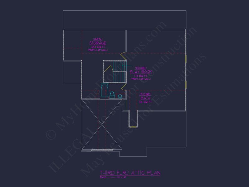 Modern Suburban house Plan with 3 Floors and Spacious Layout
