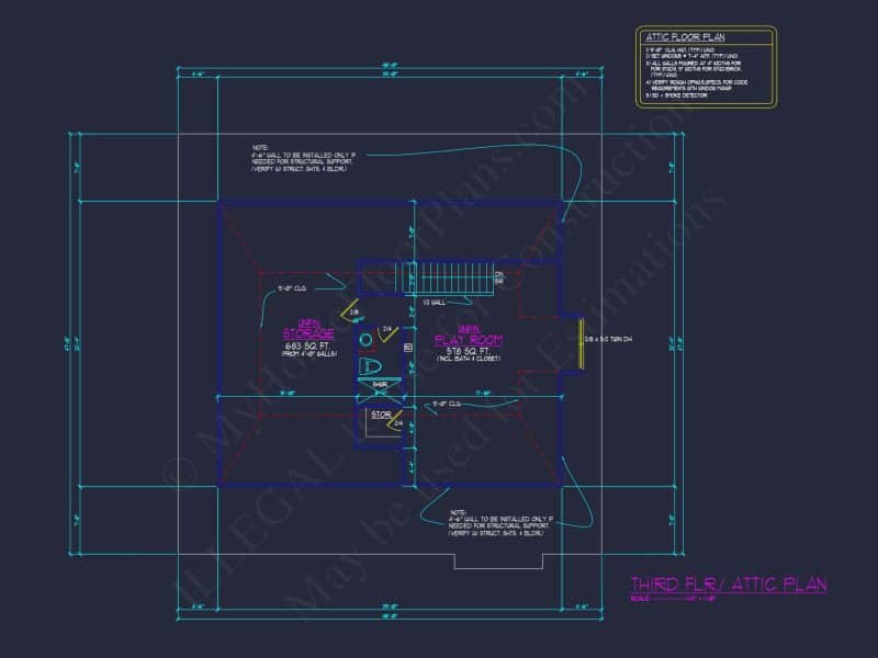 Modern Suburban house Plan with Blueprint & CAD Designs