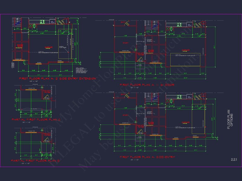 Modern Suburban house Plan with CAD Designs & Floor Blueprint