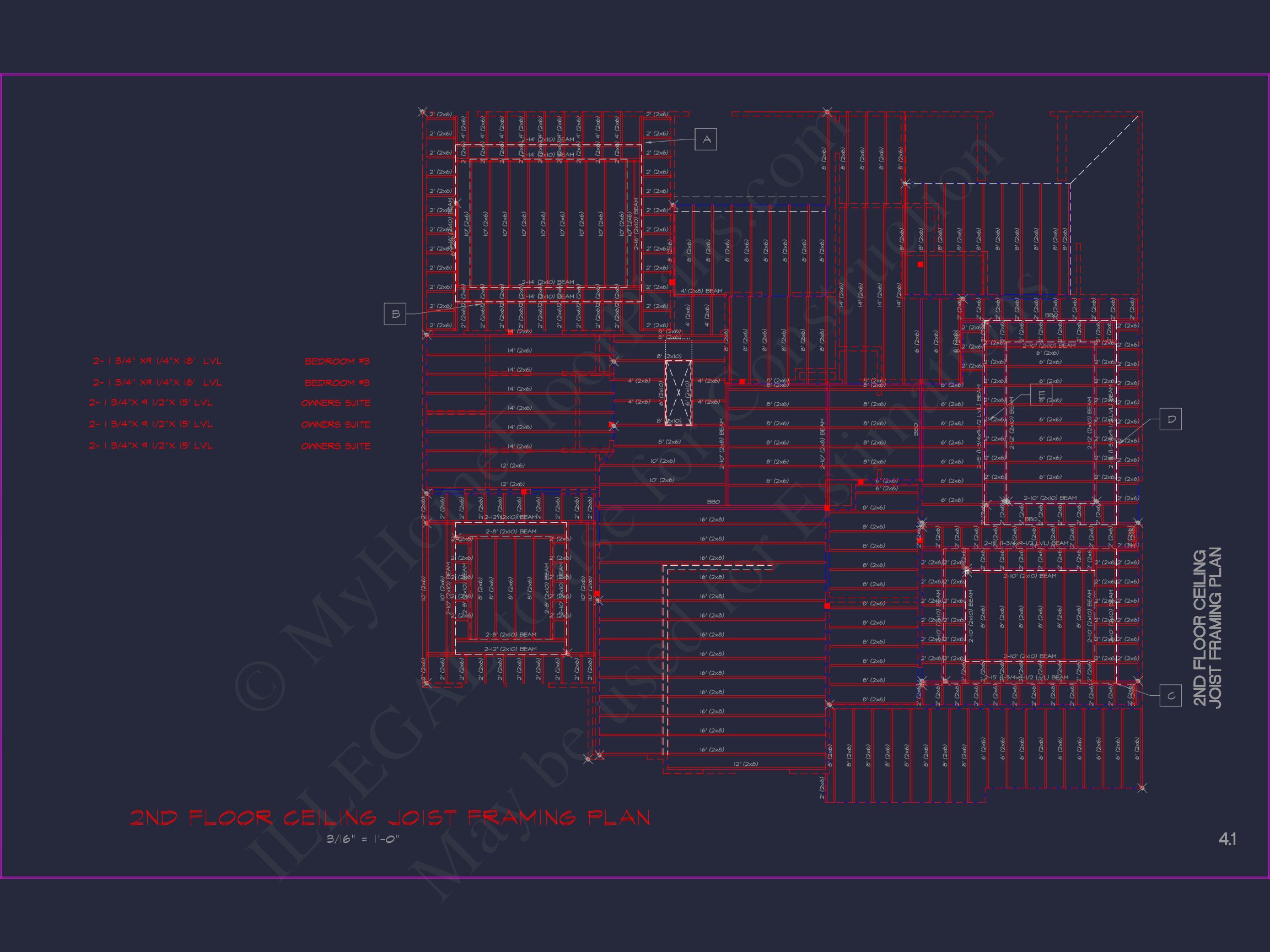 Modern Suburban house Plan with CAD Designs & Floor Blueprint